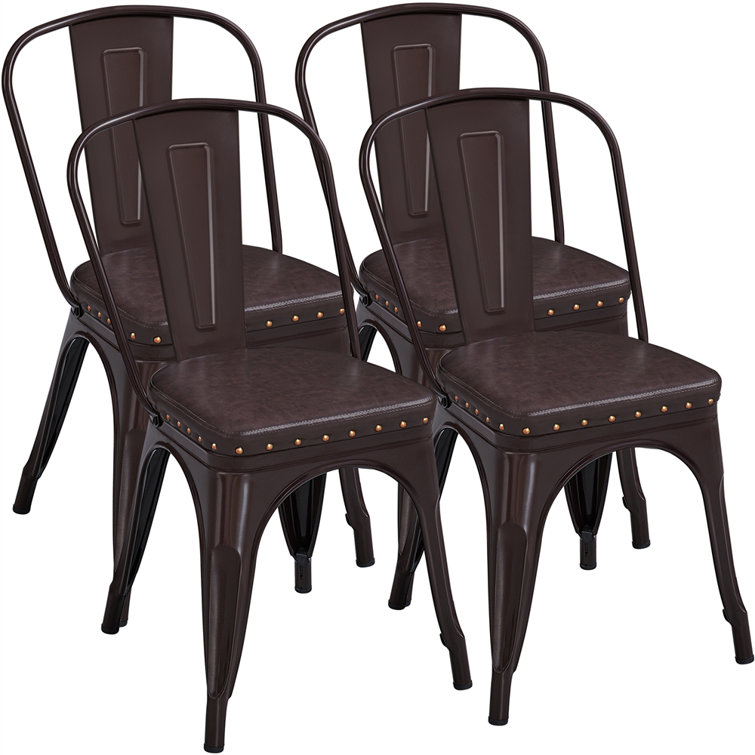 Black iron kitchen online chairs